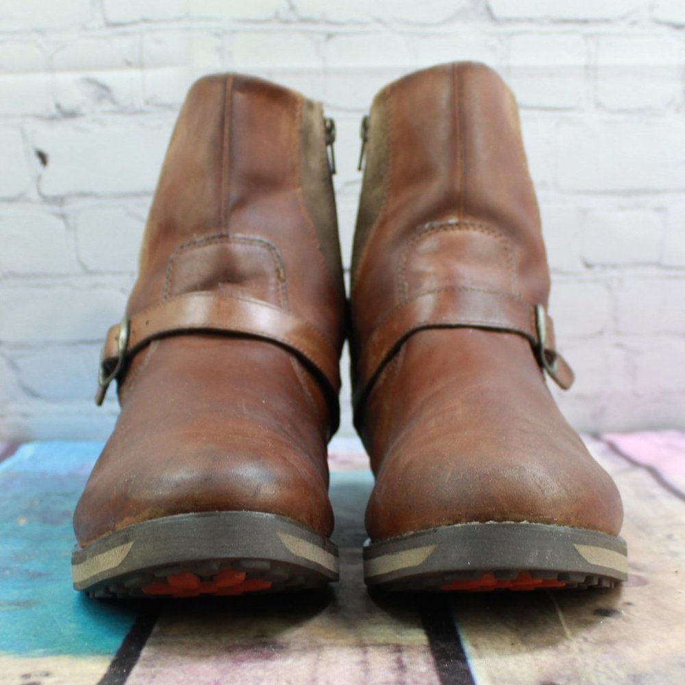 LL BEAN Park Ridge Zip Casual Boots Size 10 Wide - Picture 4 of 9